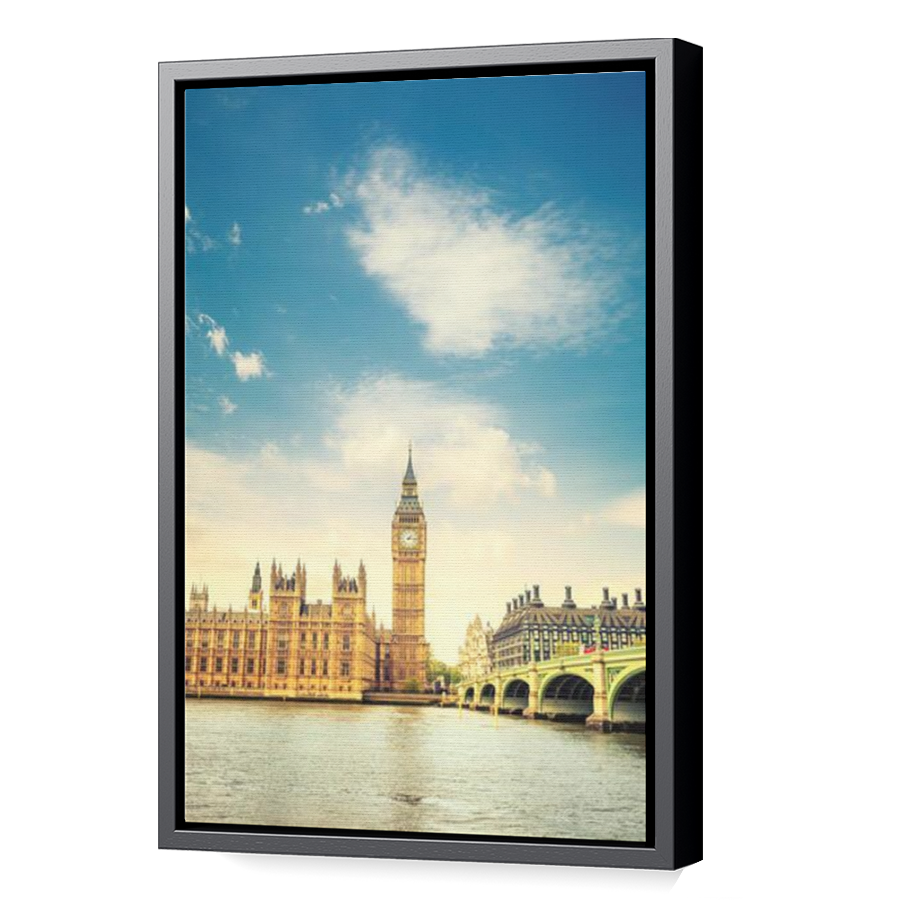 Thumbnail for Canvas - Black Floating Frame