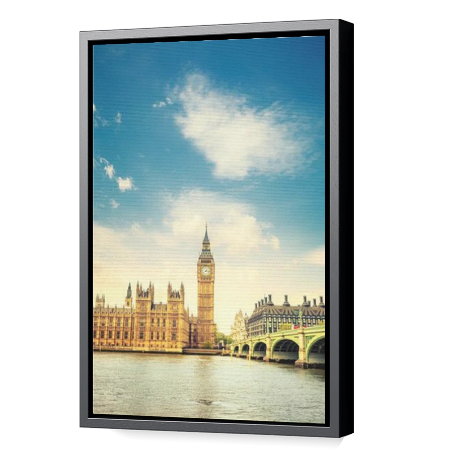 Thumbnail for Canvas - Black Floating Frame