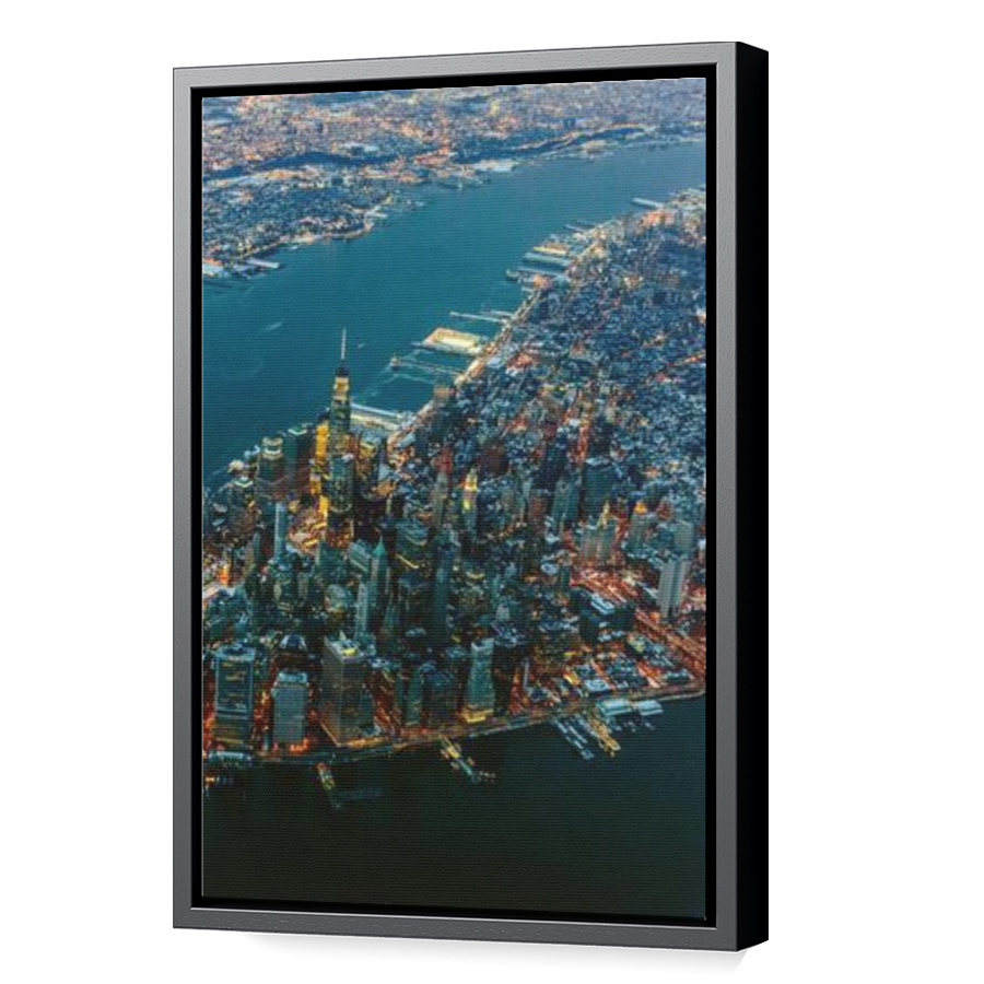 Thumbnail for Canvas - Black Floating Frame