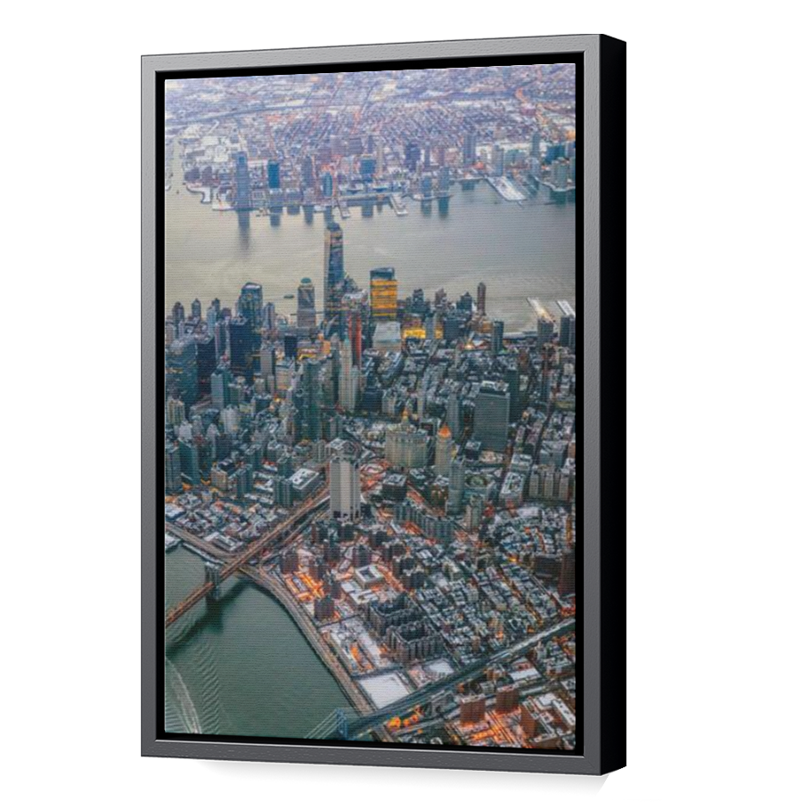 Thumbnail for Canvas - Black Floating Frame