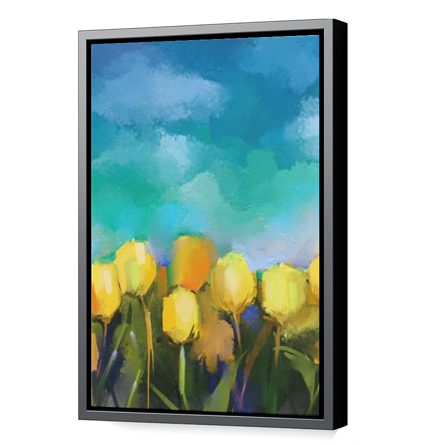 Thumbnail for Canvas - Black Floating Frame