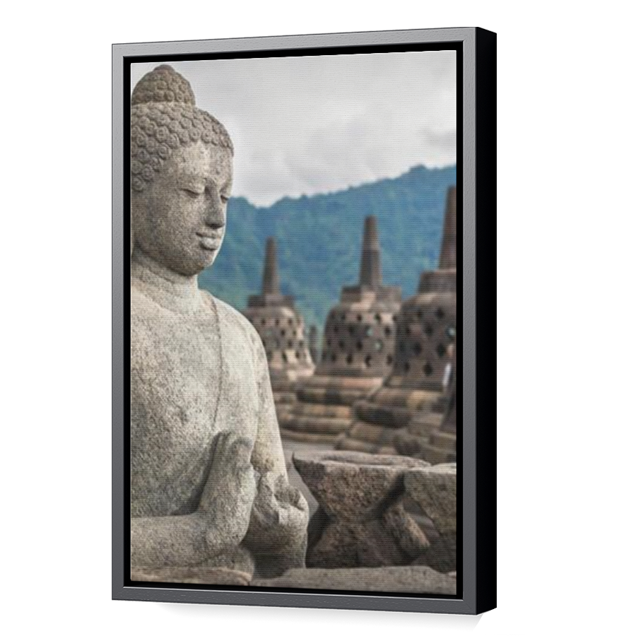 Thumbnail for Canvas - Black Floating Frame