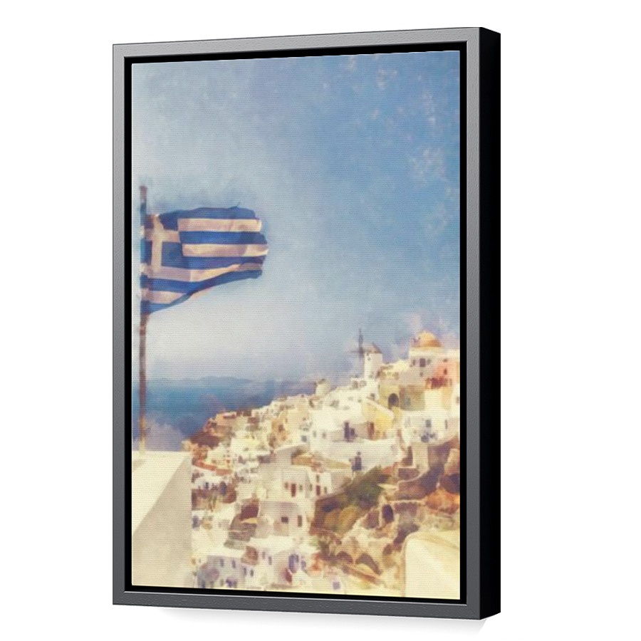 Thumbnail for Canvas - Black Floating Frame