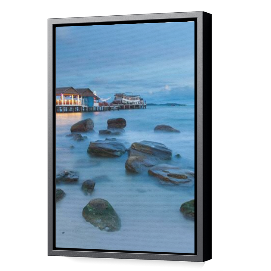 Thumbnail for Canvas - Black Floating Frame