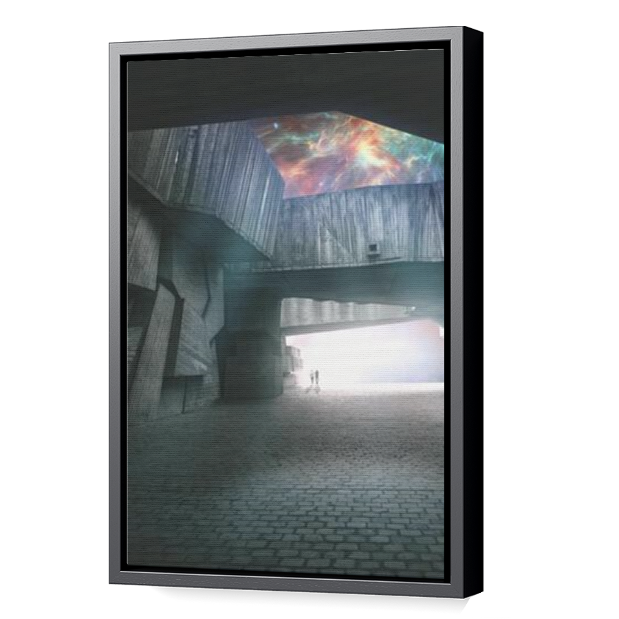 Thumbnail for Canvas - Black Floating Frame