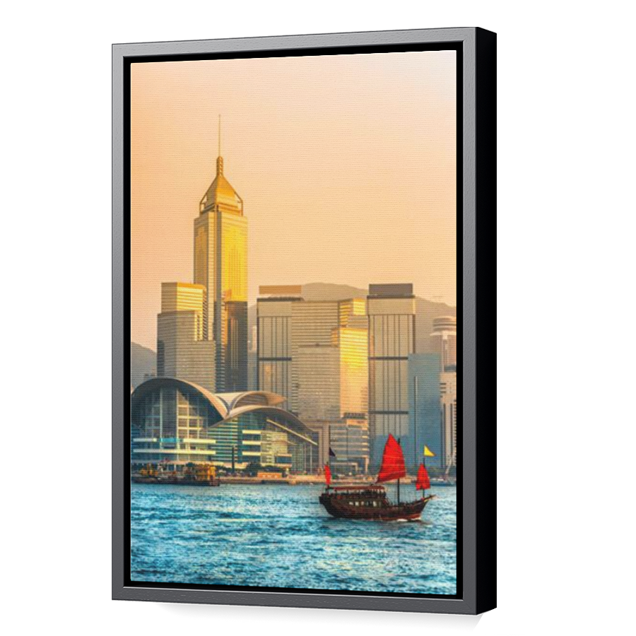 Thumbnail for Canvas - Black Floating Frame