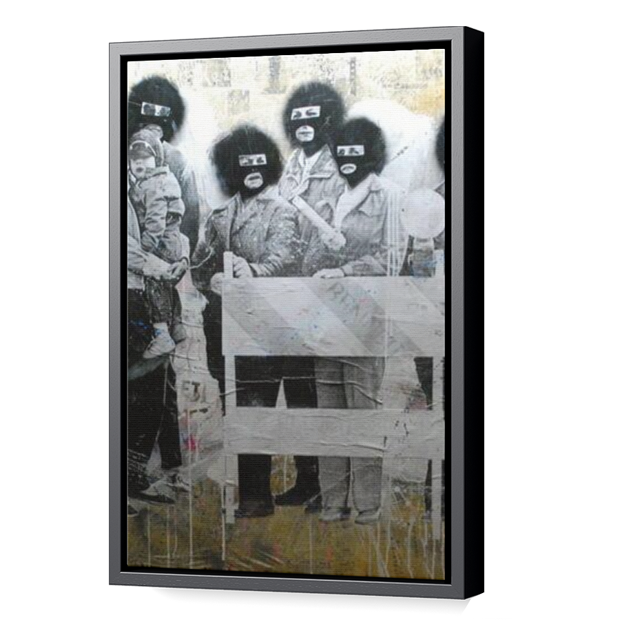 Thumbnail for Canvas - Black Floating Frame