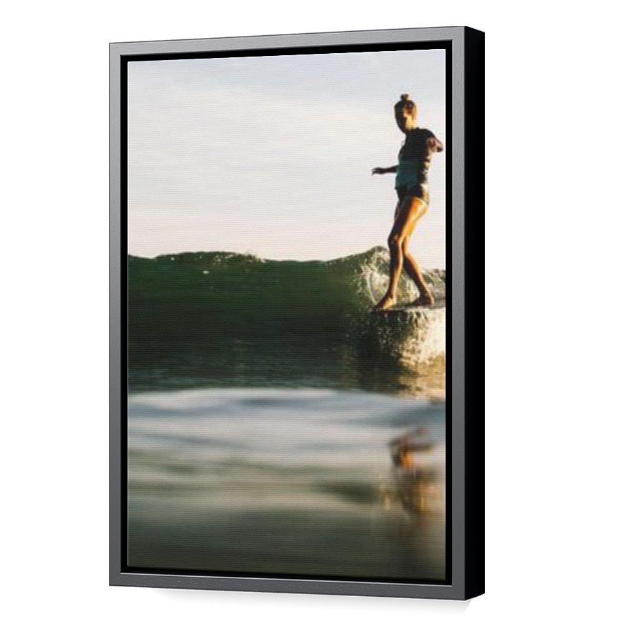 Thumbnail for Canvas - Black Floating Frame