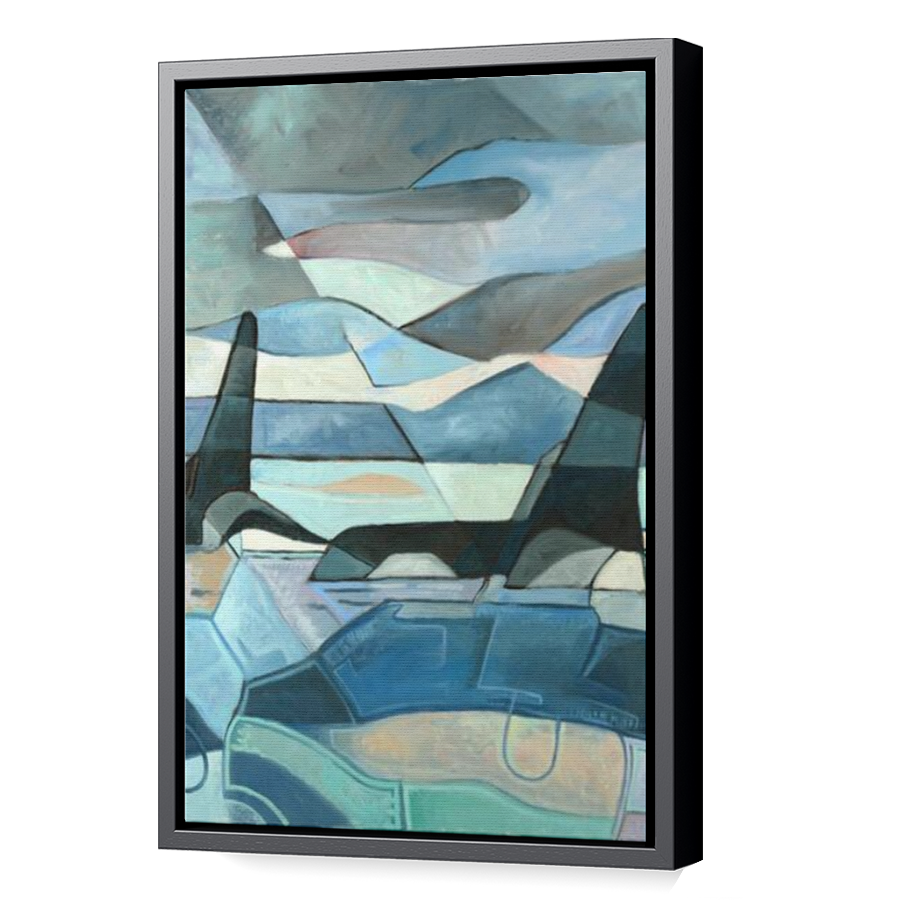 Thumbnail for Canvas - Black Floating Frame