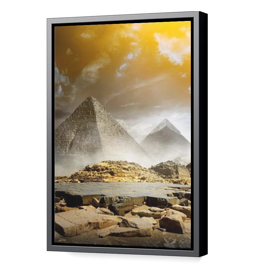 Thumbnail for Canvas - Black Floating Frame