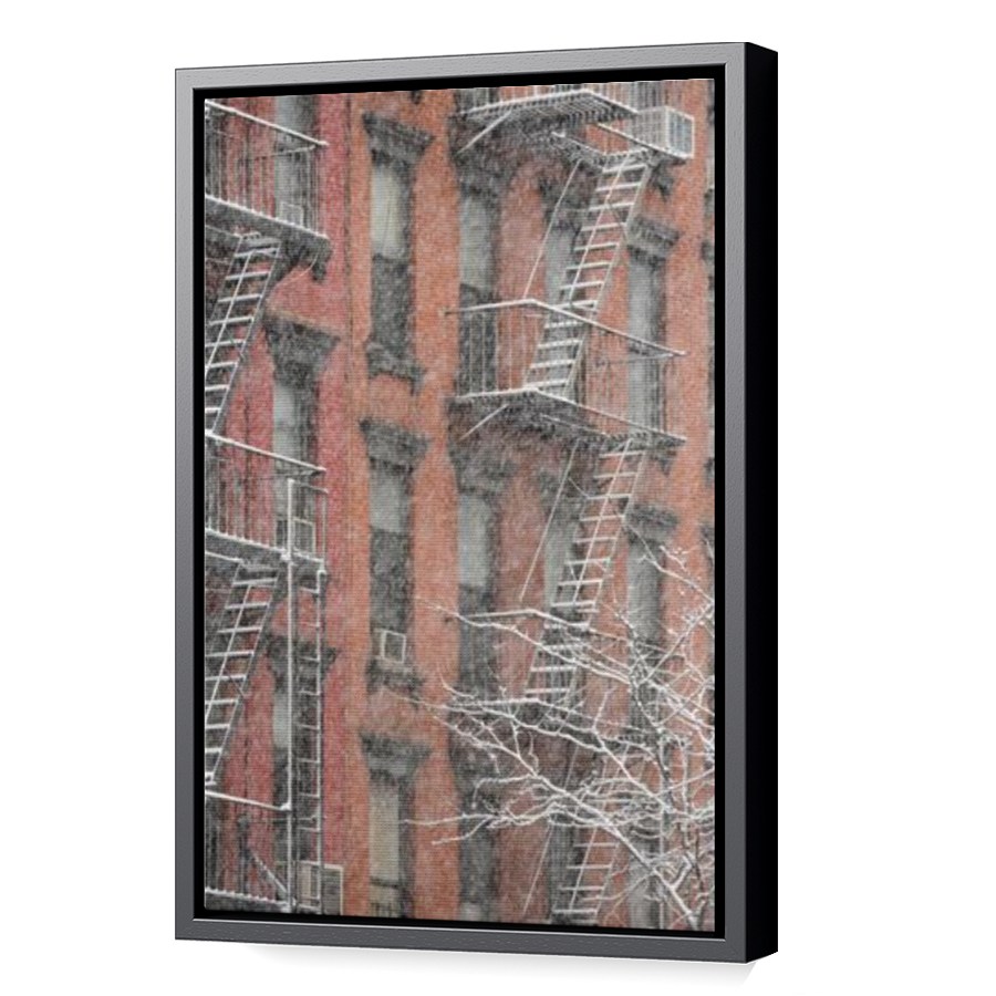 Thumbnail for Canvas - Black Floating Frame