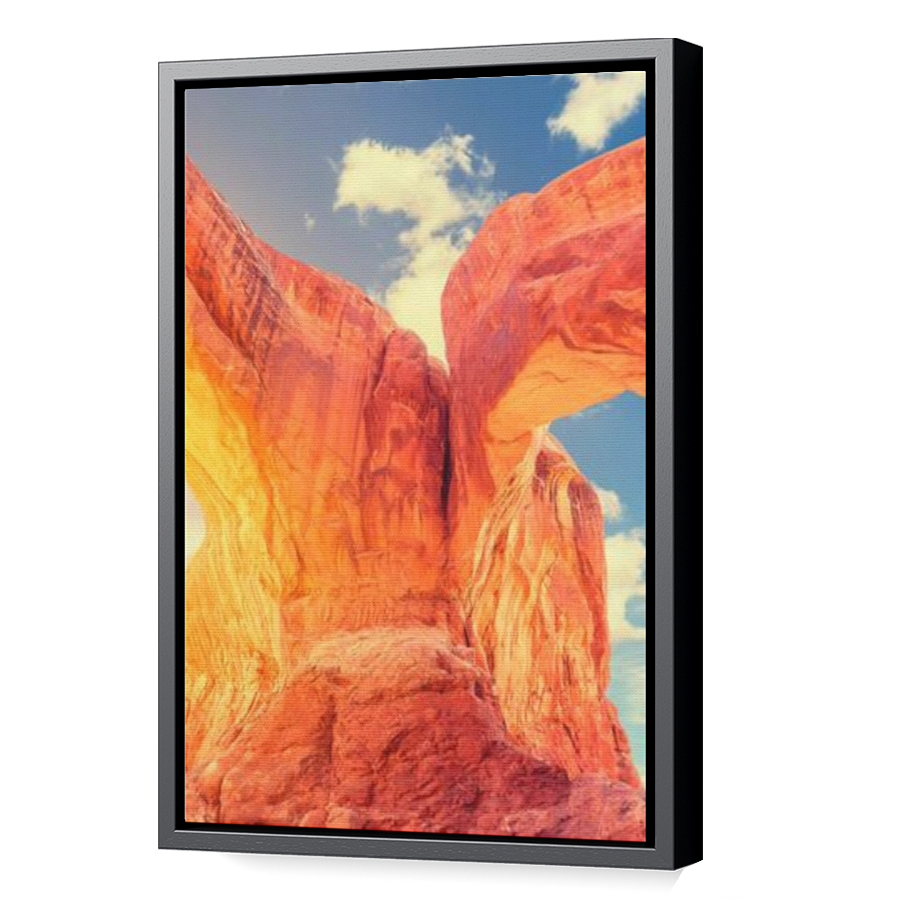 Thumbnail for Canvas - Black Floating Frame