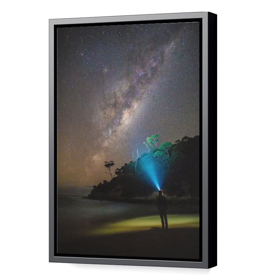 Thumbnail for Canvas - Black Floating Frame