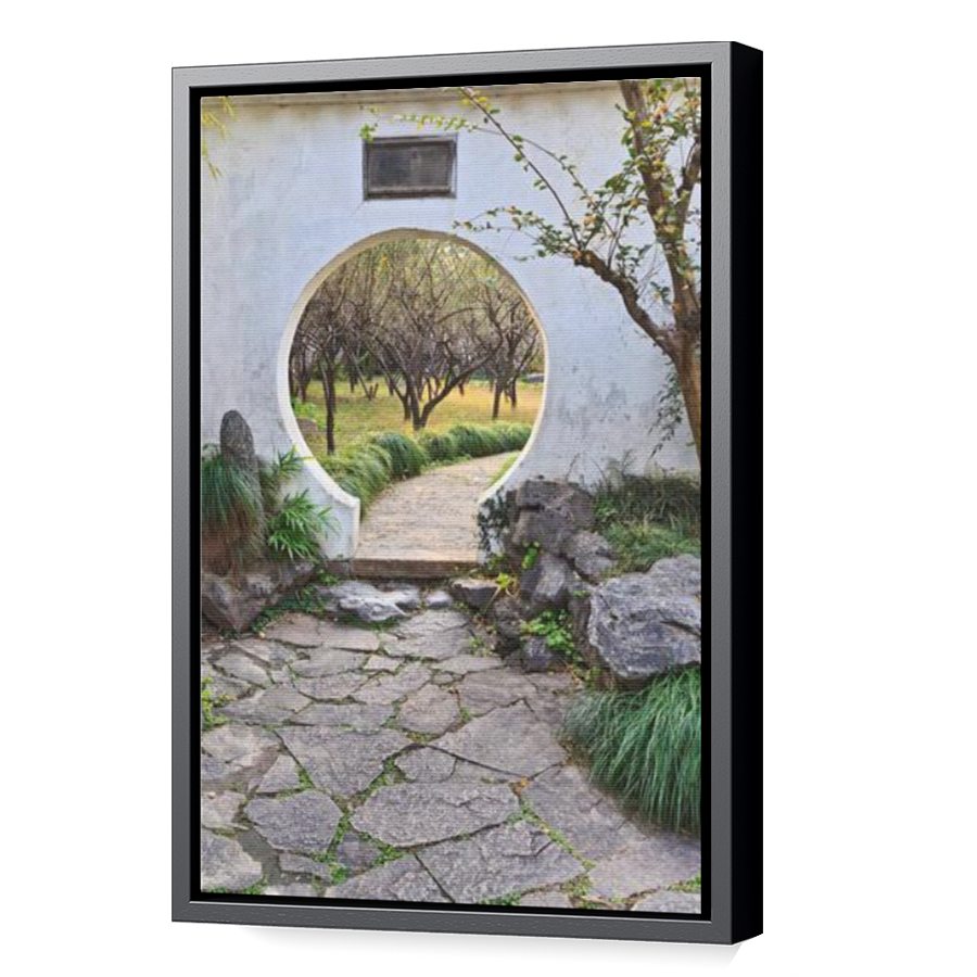 Thumbnail for Canvas - Black Floating Frame