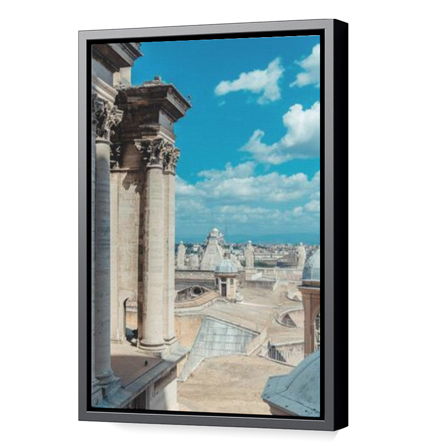 Thumbnail for Canvas - Black Floating Frame