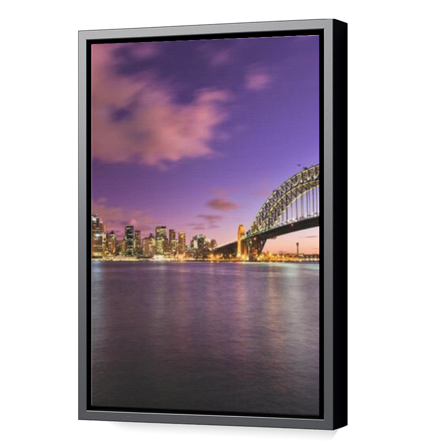 Thumbnail for Canvas - Black Floating Frame