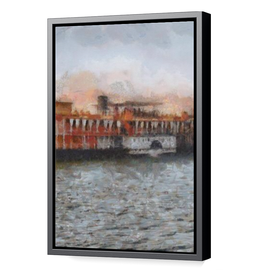 Thumbnail for Canvas - Black Floating Frame