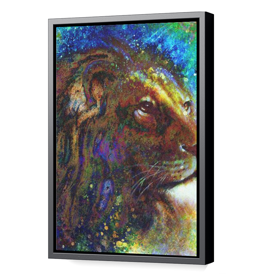 Thumbnail for Canvas - Black Floating Frame