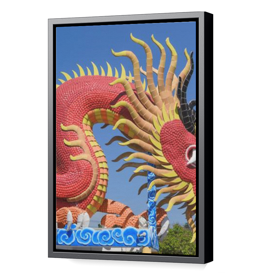 Thumbnail for Canvas - Black Floating Frame