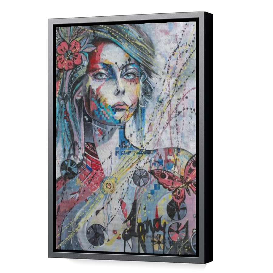 Thumbnail for Canvas - Black Floating Frame