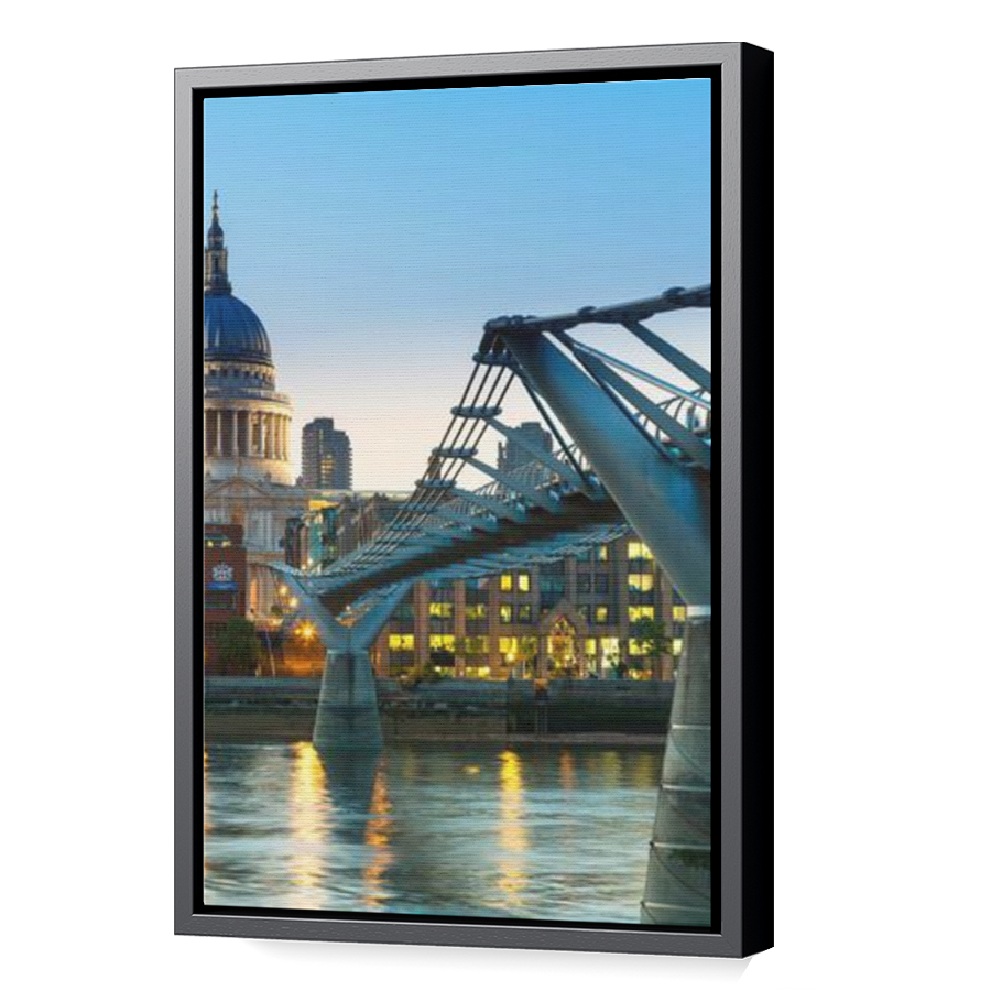 Thumbnail for Canvas - Black Floating Frame