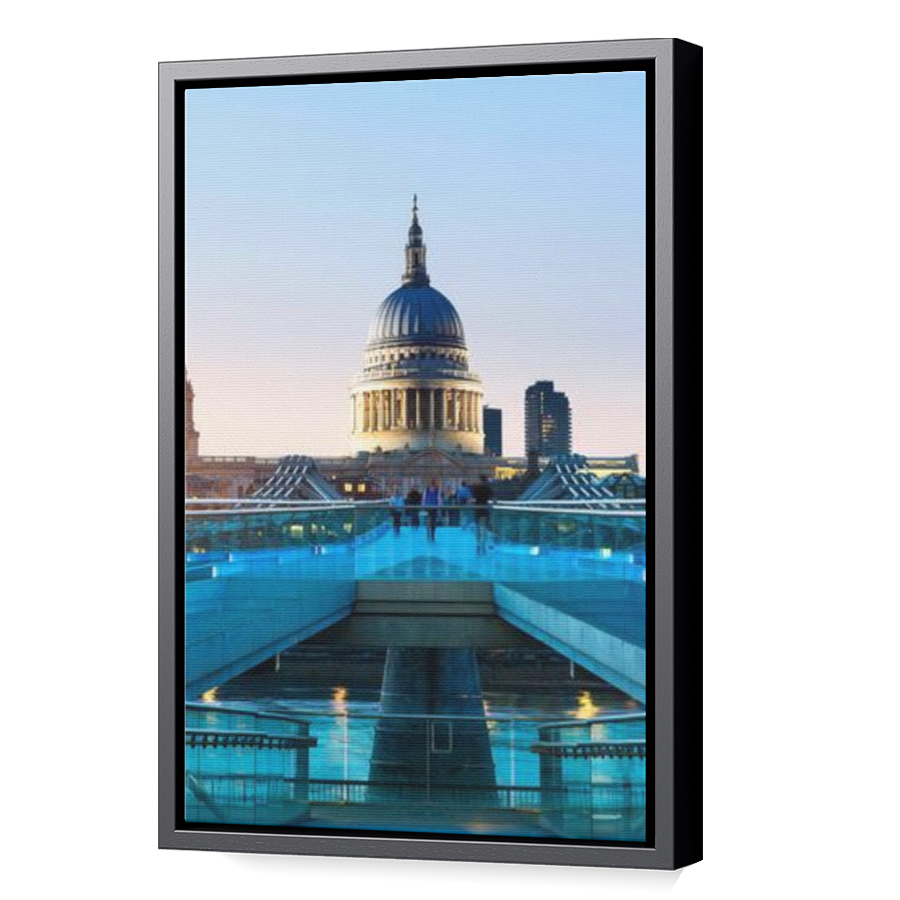 Thumbnail for Canvas - Black Floating Frame