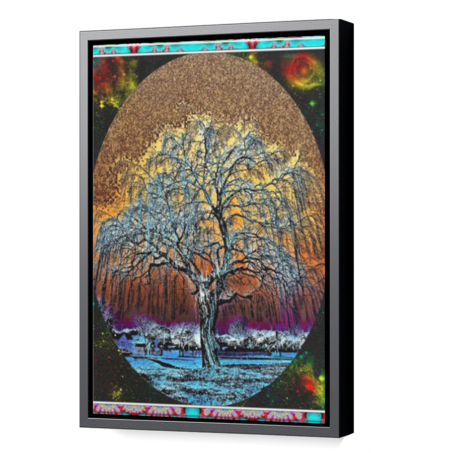 Thumbnail for Canvas - Black Floating Frame