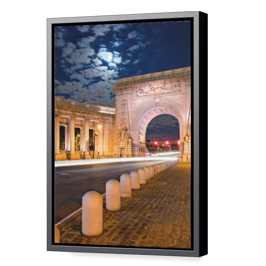 Thumbnail for Canvas - Black Floating Frame