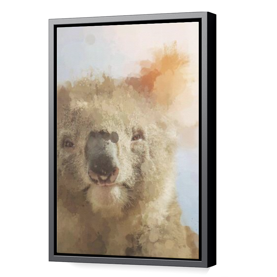 Thumbnail for Canvas - Black Floating Frame