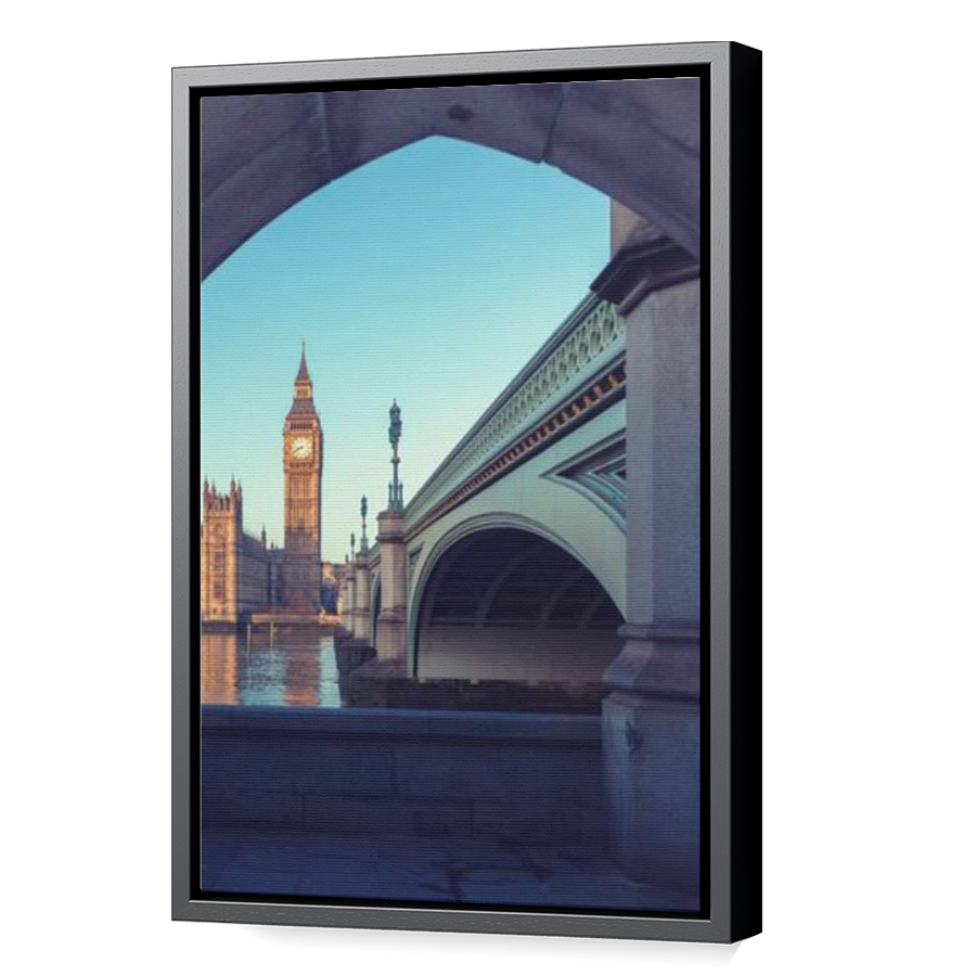 Thumbnail for Canvas - Black Floating Frame