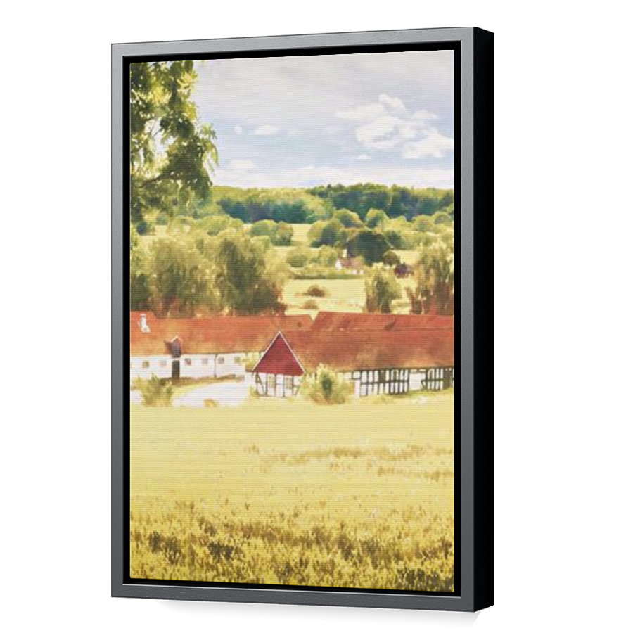 Thumbnail for Canvas - Black Floating Frame