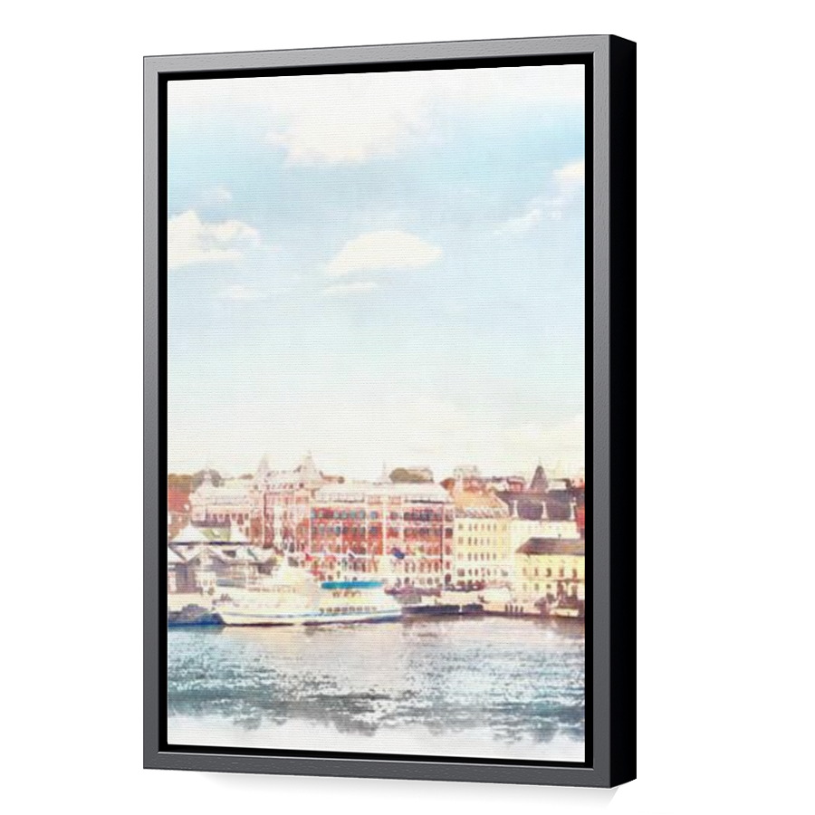 Thumbnail for Canvas - Black Floating Frame