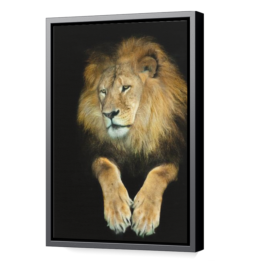 Thumbnail for Canvas - Black Floating Frame