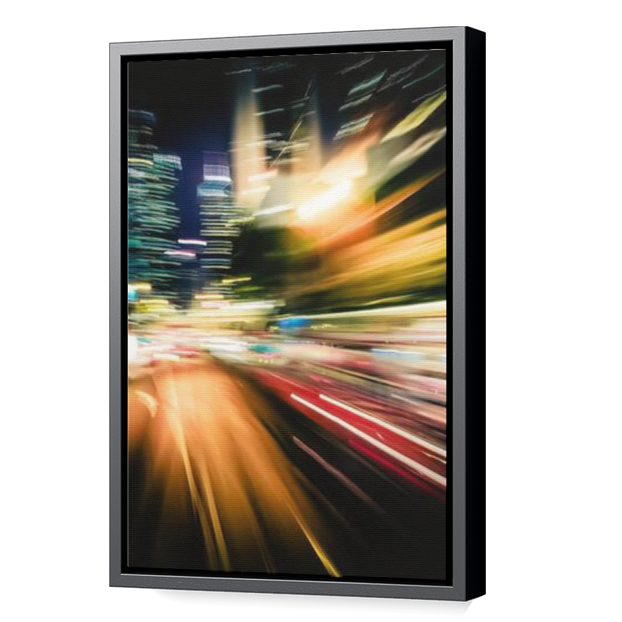 Thumbnail for Canvas - Black Floating Frame