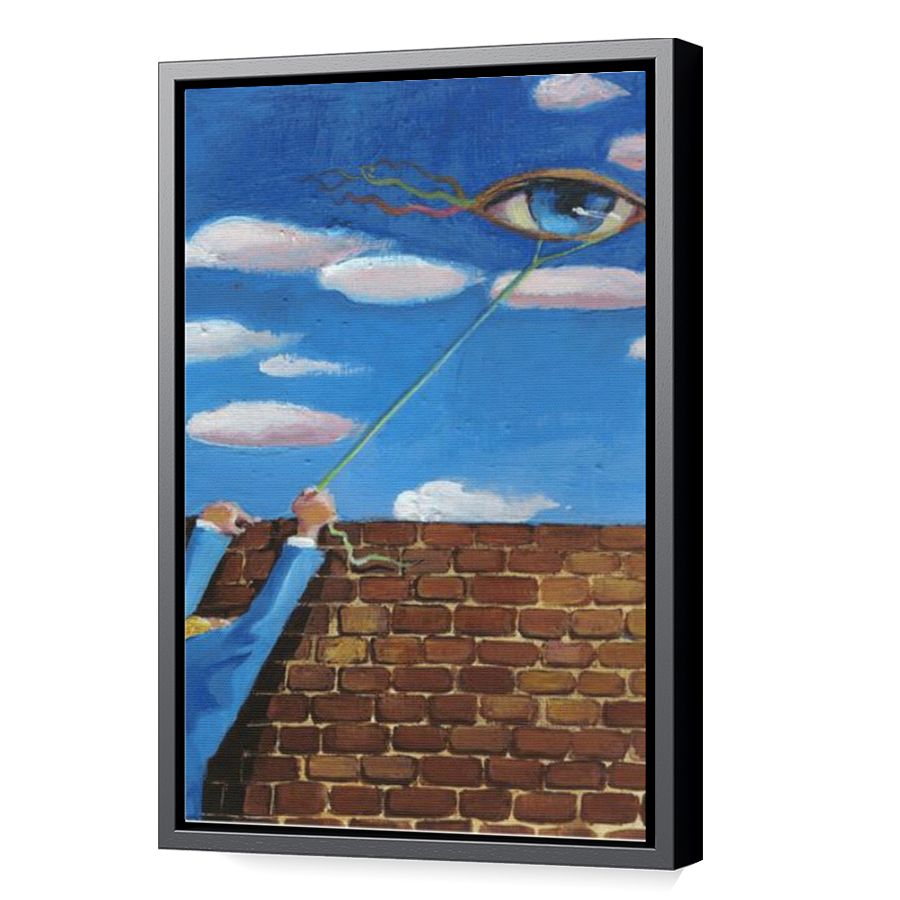 Thumbnail for Canvas - Black Floating Frame