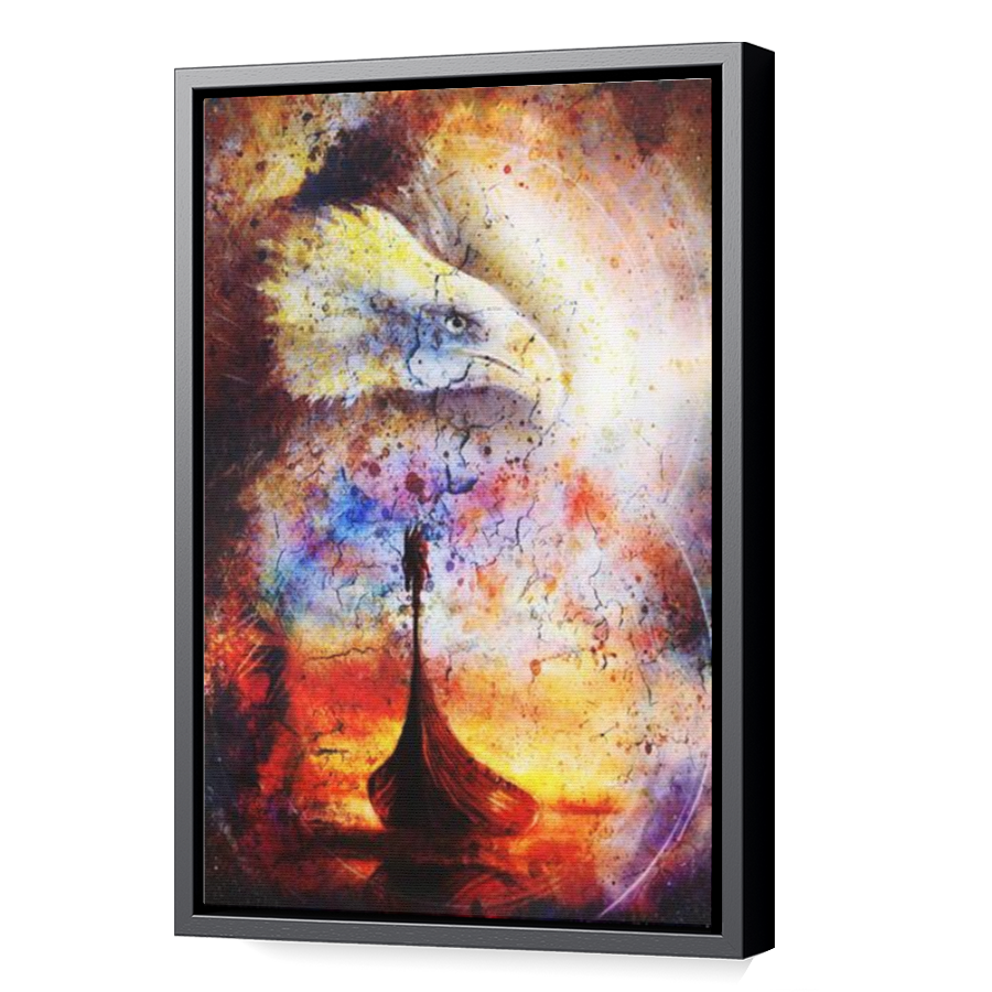 Thumbnail for Canvas - Black Floating Frame