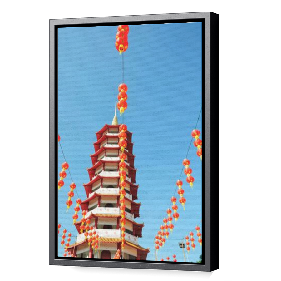 Thumbnail for Canvas - Black Floating Frame
