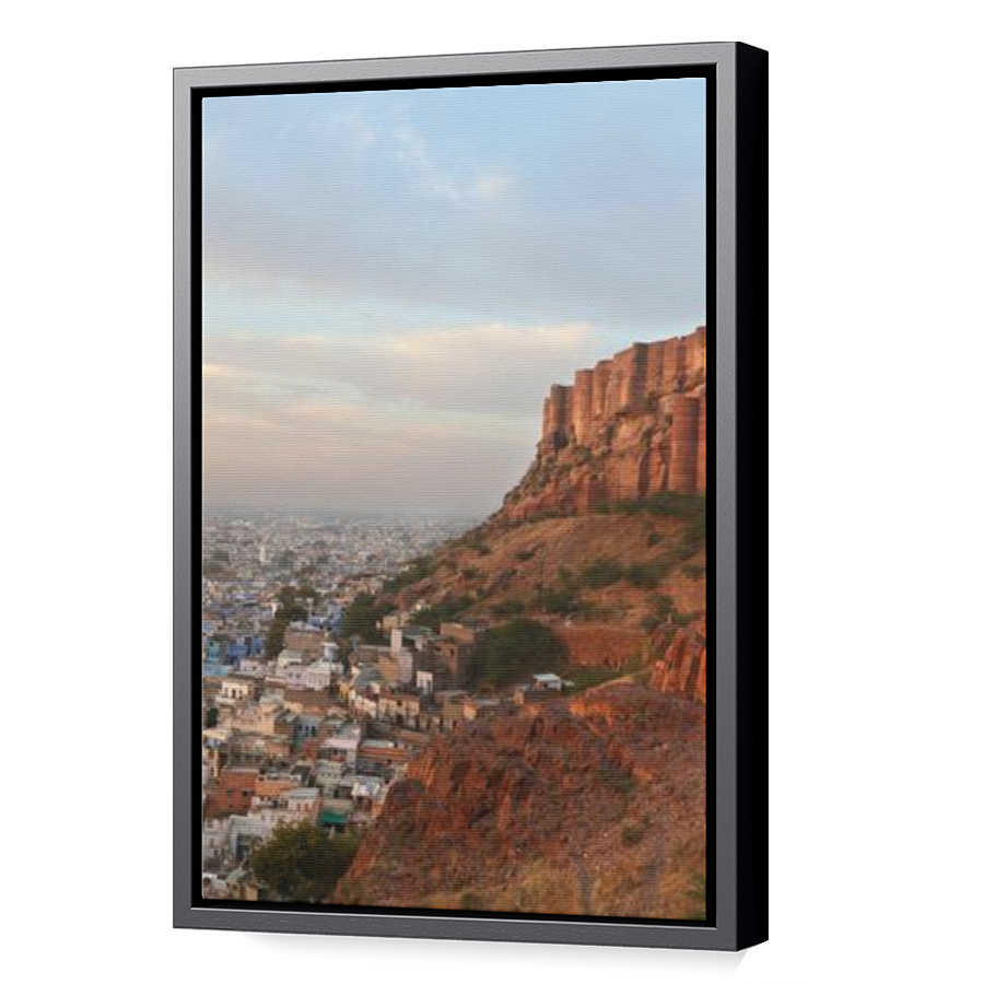 Thumbnail for Canvas - Black Floating Frame