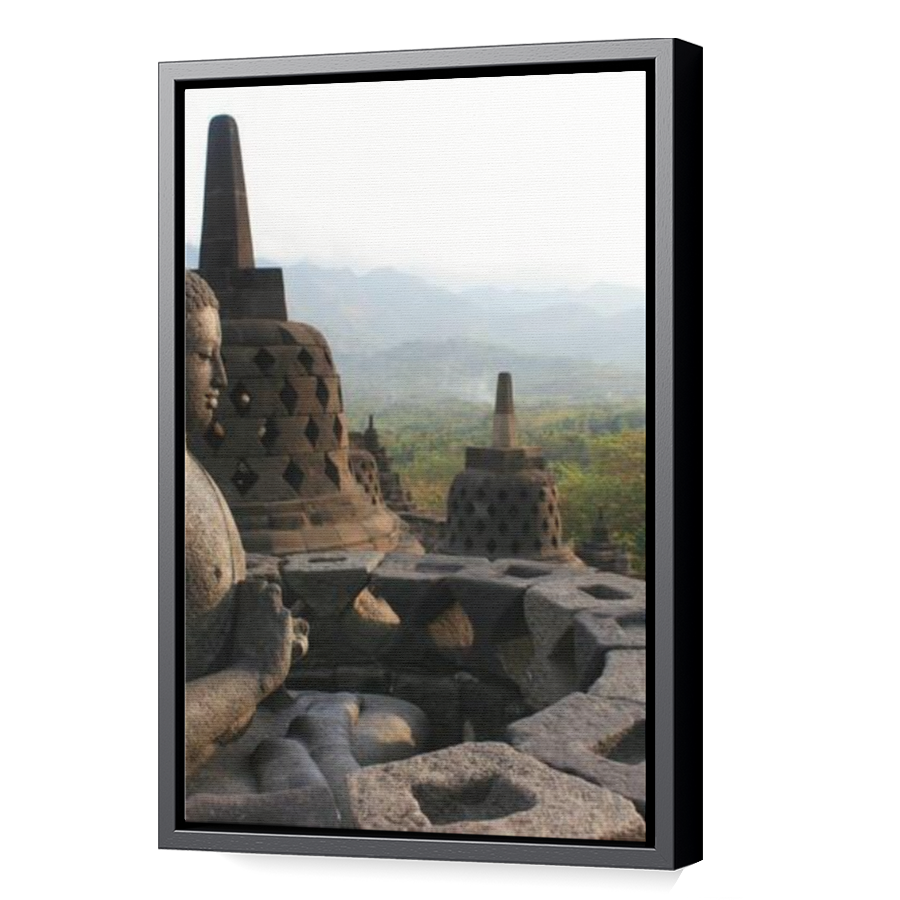 Thumbnail for Canvas - Black Floating Frame