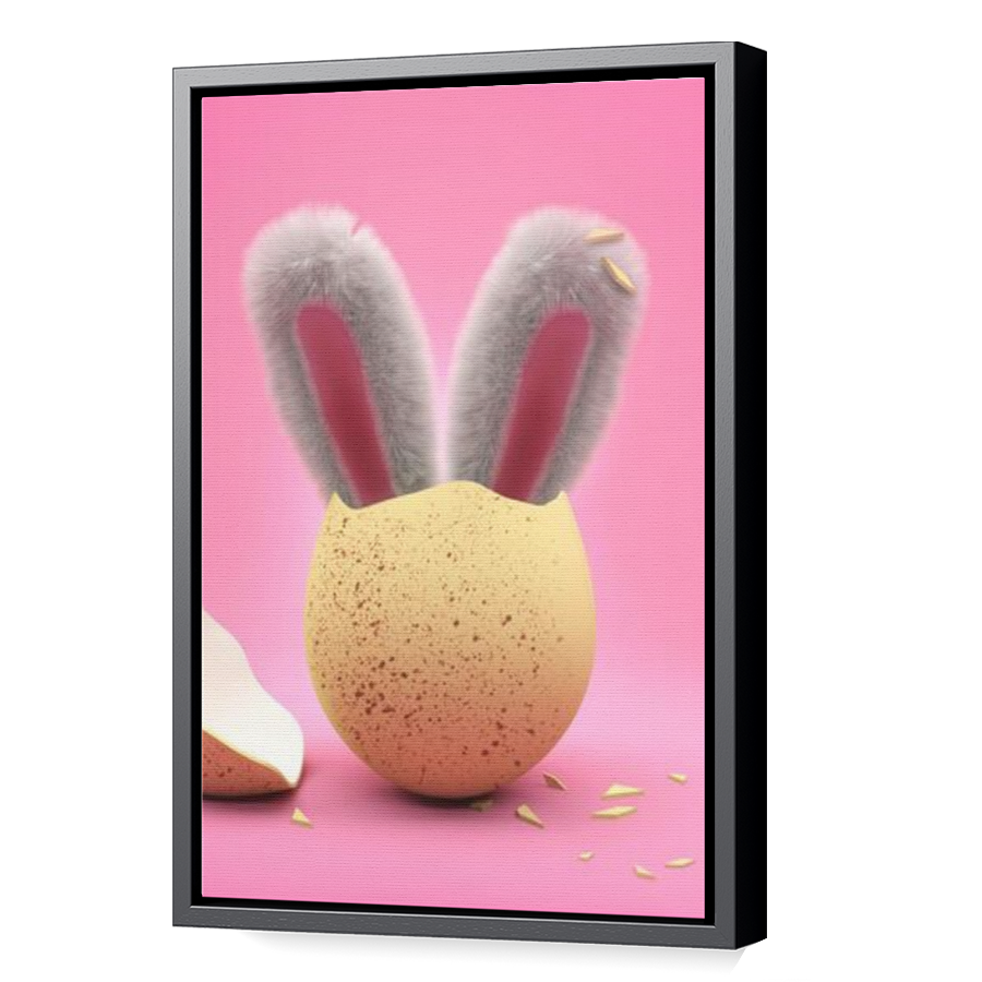 Thumbnail for Canvas - Black Floating Frame