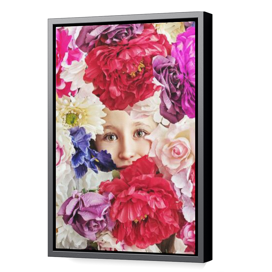 Thumbnail for Canvas - Black Floating Frame