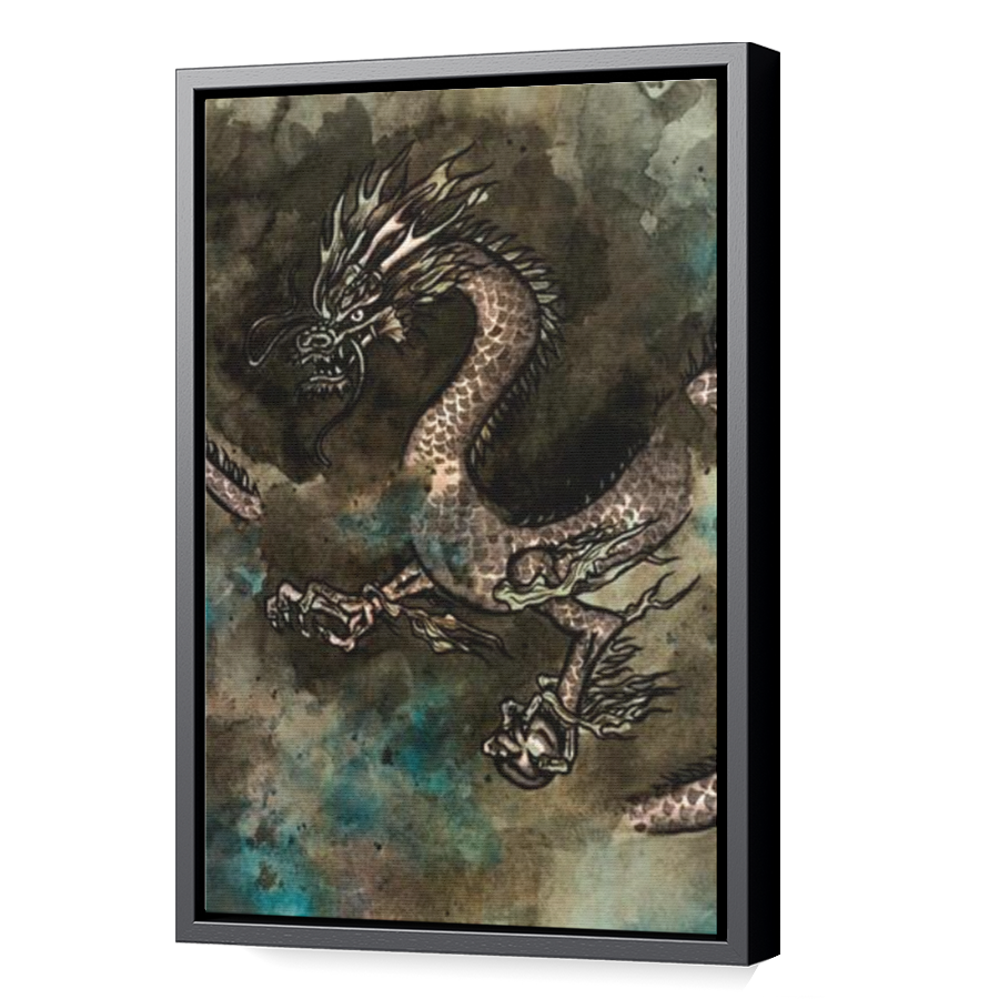 Thumbnail for Canvas - Black Floating Frame
