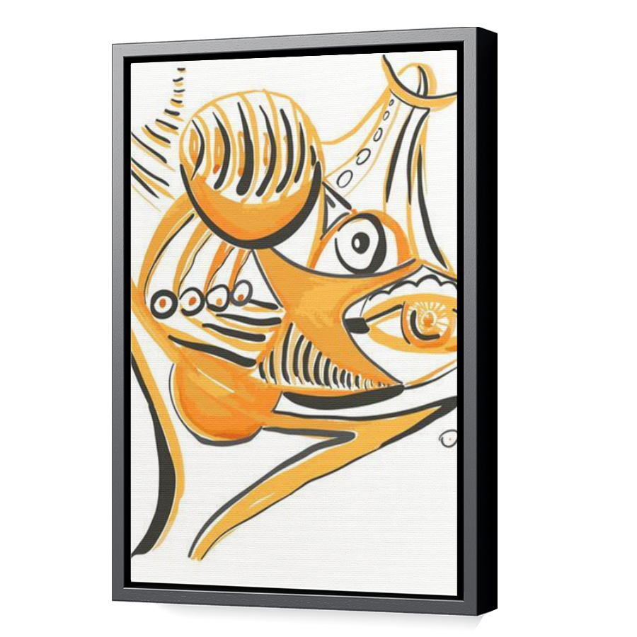 Thumbnail for Canvas - Black Floating Frame