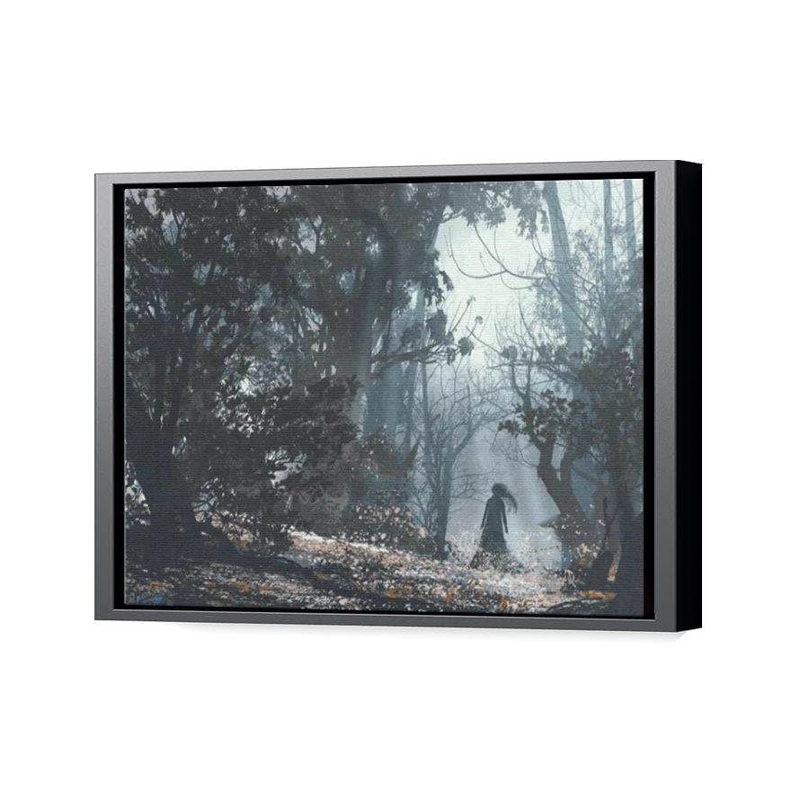 Thumbnail for Canvas - Black Floating Frame