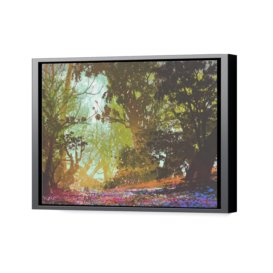 Thumbnail for Canvas - Black Floating Frame