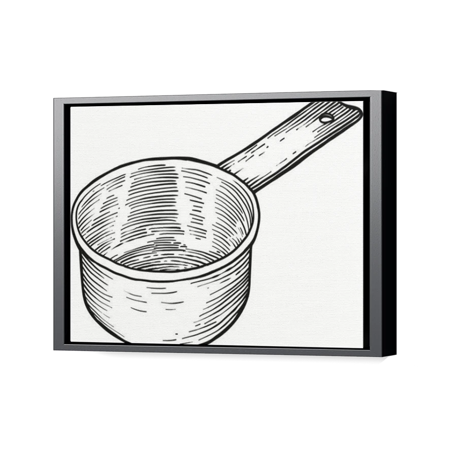 Thumbnail for Canvas - Black Floating Frame