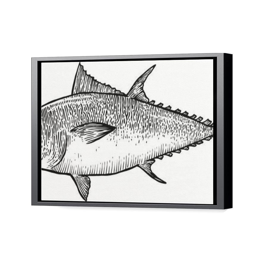 Thumbnail for Canvas - Black Floating Frame