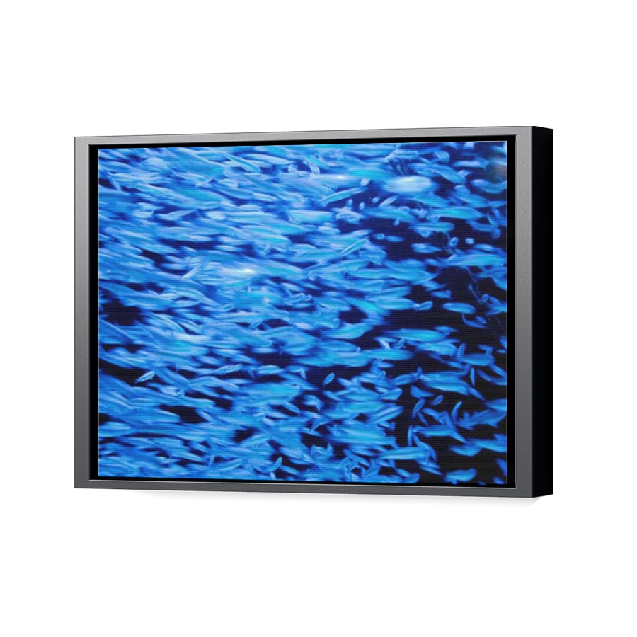 Thumbnail for Canvas - Black Floating Frame