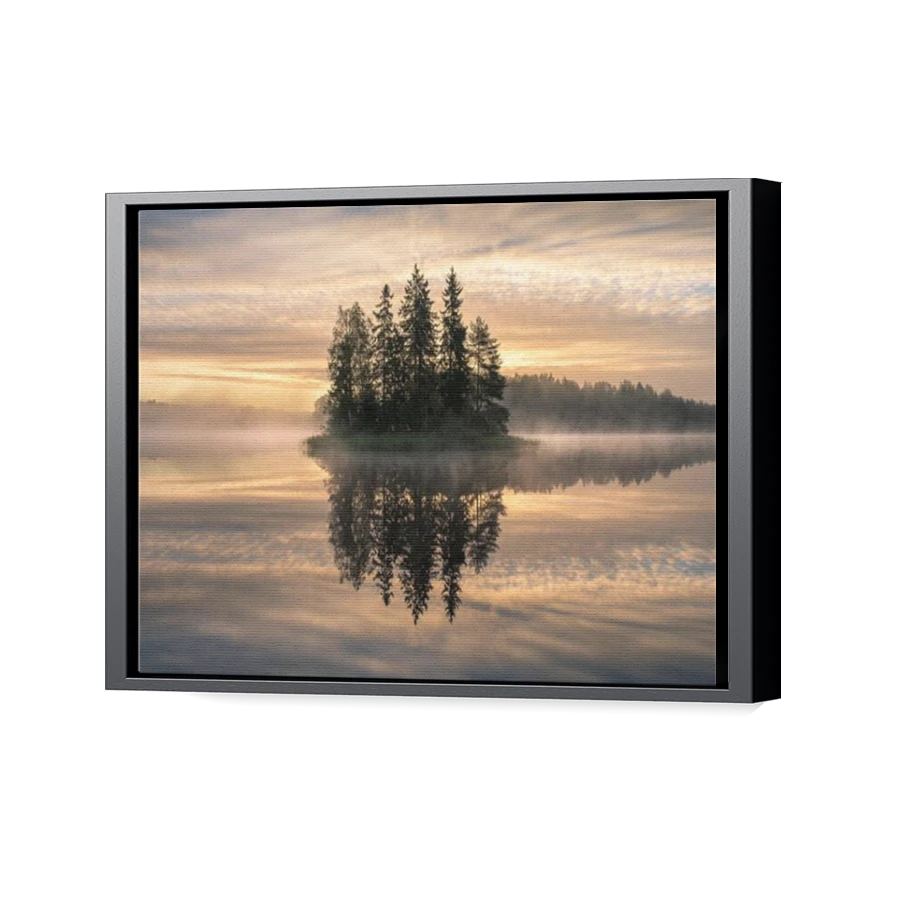 Thumbnail for Canvas - Black Floating Frame