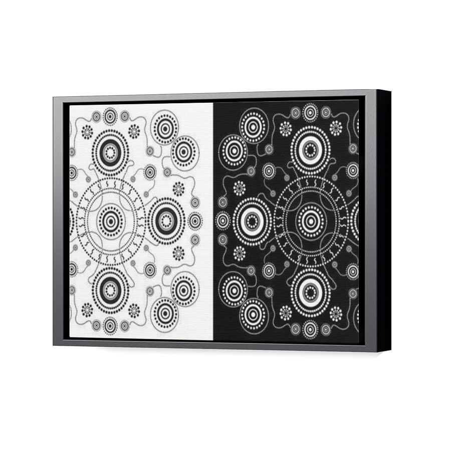 Thumbnail for Canvas - Black Floating Frame